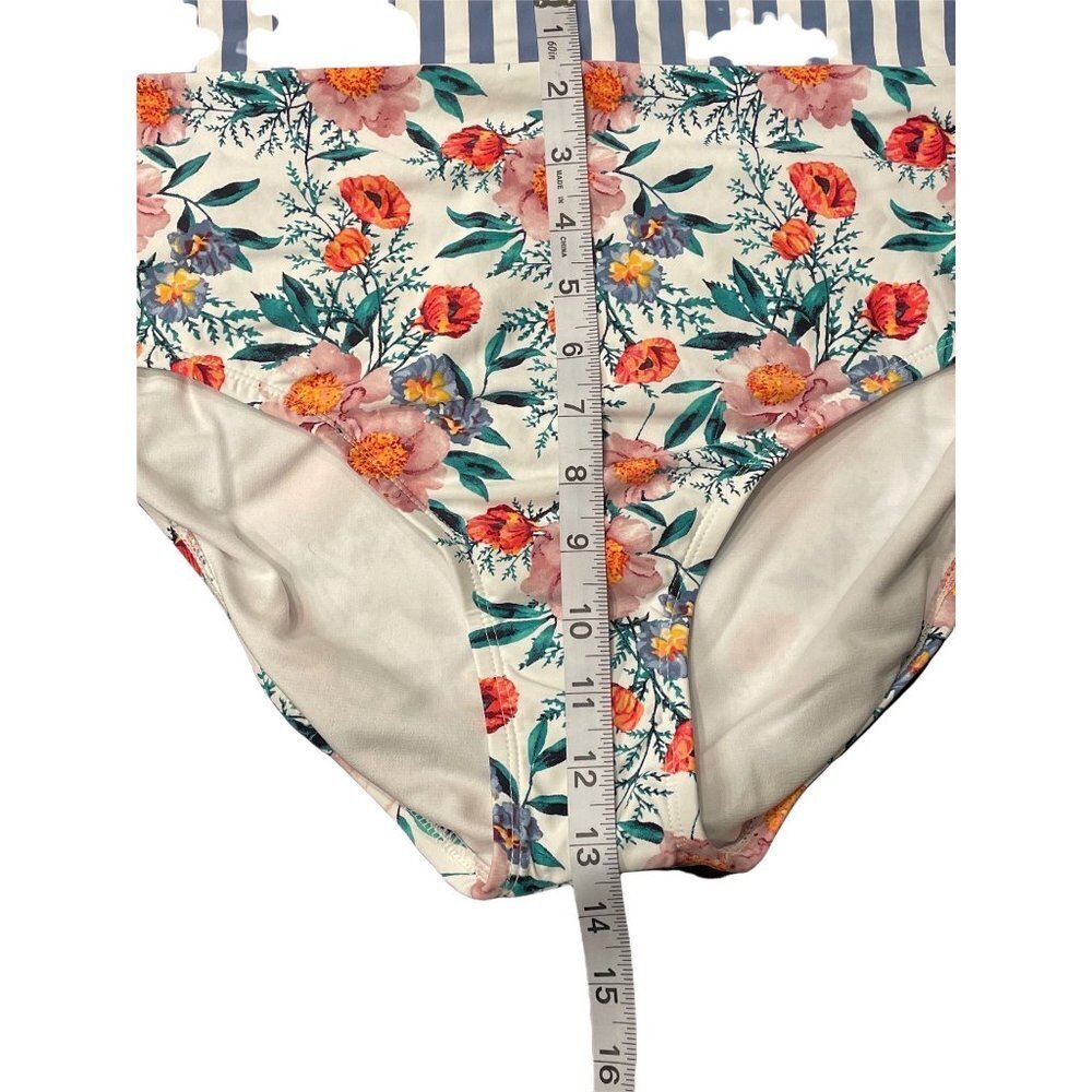 Apt. 9 NWT Floral High Waist Bikini Bottoms Sz XXL - Picture 4 of 6